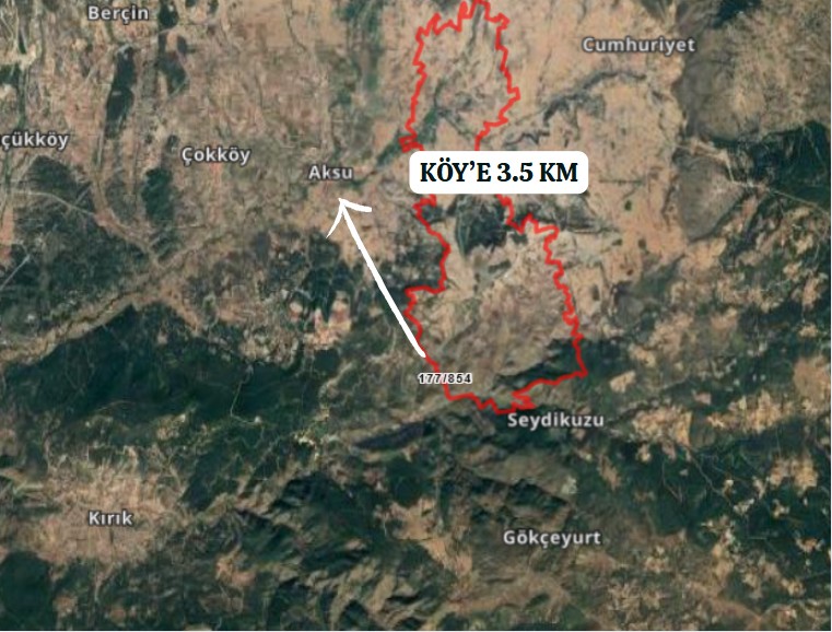 KÜTAHYA DOMANİÇ ÇUKURCA/ILICAKSU KÖYÜ’NDE 5.379 M² TARLA SATILIKTIR - KÜTAHYA DOMANİÇ fotoğraf 6